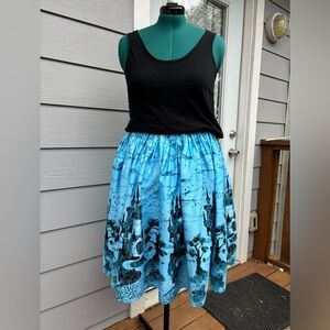 Pinup Couture Castle Disney Swing Skirt